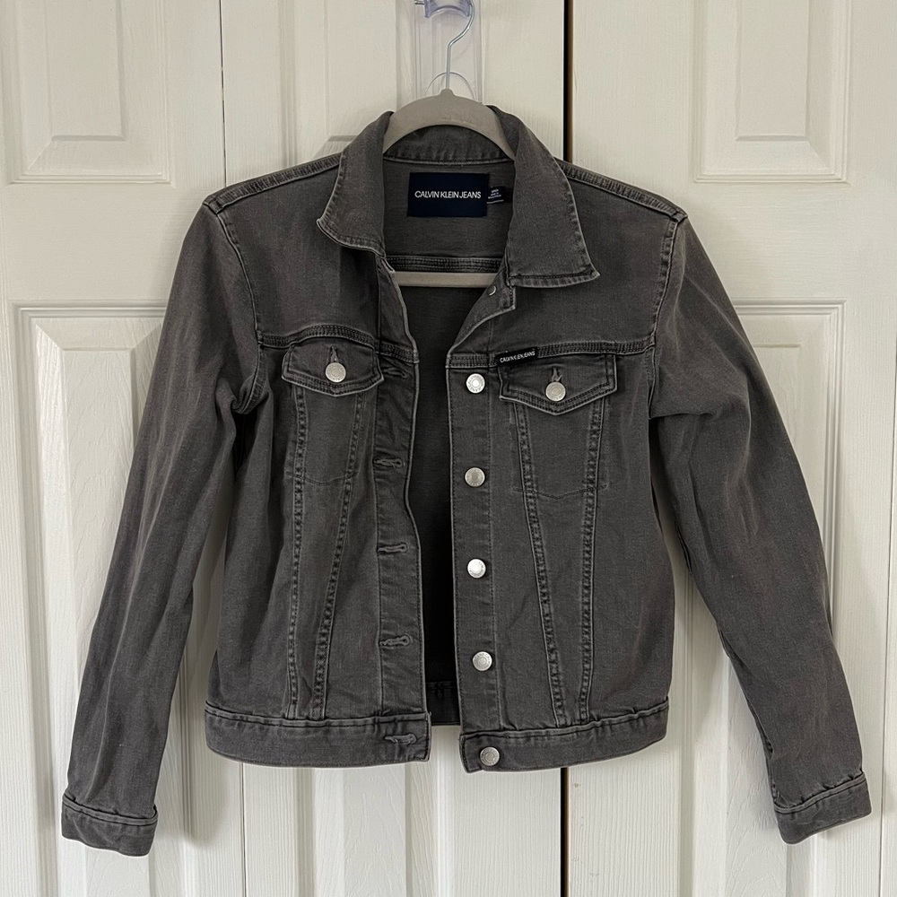 Calvin Klein Jeans grey denim jacket